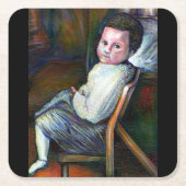 Synästhesie Rechteckiger Pappuntersetzer (Vorderseite)