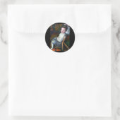 Synästhesie Runder Aufkleber (Tasche)