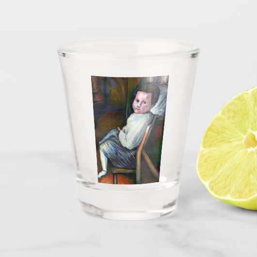 Synästhesie Schnapsglas (Vorderseite)