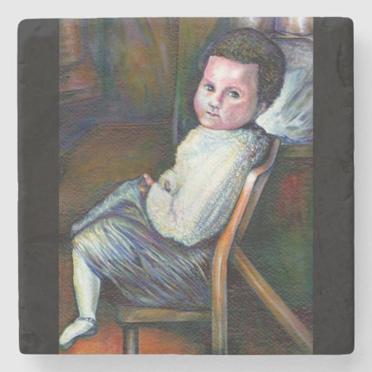 Synästhesie Steinuntersetzer (Vorderseite)