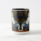 Synästhesie Zweifarbige Tasse (Mittel)