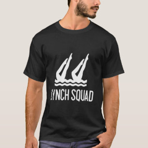 Synch-Squad Cool-Team-Design für Synchronschwimmer T-Shirt