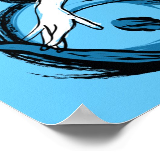 Synch Swimming Illustration Poster (Ecke)