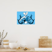 Synch Swimming Illustration Poster (Küche)