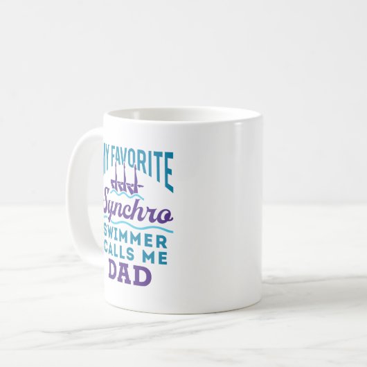 Synchro für synchronisierter Vater Kaffeetasse (Vorderseite Links)