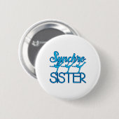 Synchro Sister Synchronized Skaten Ice Skater Button (Vorne & Hinten)