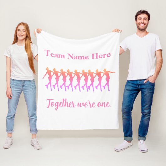 SYNCHRO TEAM FIGURE SKATEN Blanket Fleecedecke (Beispiel)