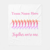 SYNCHRO TEAM FIGURE SKATEN Blanket Fleecedecke (Vorderseite)
