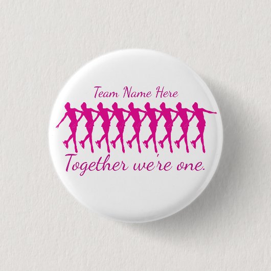 SYNCHRO-TEAM-SKATEN-BUTTON-GIFTWARE BUTTON (Vorderseite)