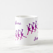 Synchronisation Skaten Tasse-Team arabesque lila Kaffeetasse (Mittel)