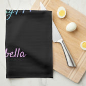 Synchronisation von Skaten-Handtuchkalligrafie Geschirrtuch (Viertel Falte)