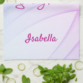 Synchronisation von Skaten-Handtuchkalligraphie, l Geschirrtuch (Gefaltet)