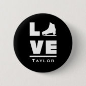 Synchronische Liebe und Live-Skaten Button (Vorderseite)