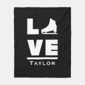 Synchronische Liebe und Live-Skaten Fleecedecke (Vorderseite)