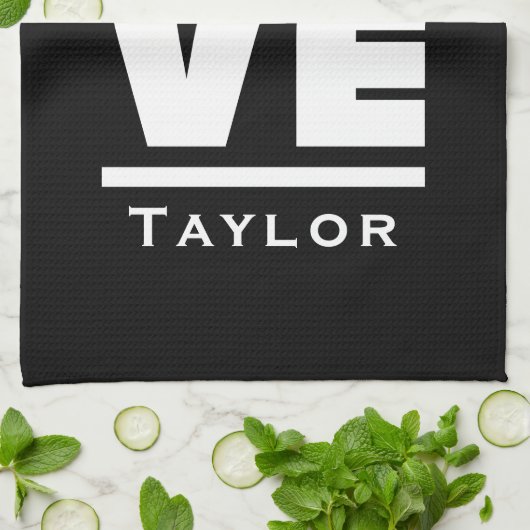 Synchronische Liebe und Live-Skaten Geschirrtuch (Gefaltet)