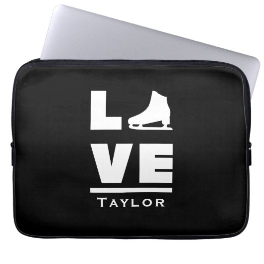 Synchronische Liebe und Live-Skaten Laptopschutzhülle (Vorderseite)