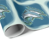 SYNCHRONISIERTE DELPHINE GESCHENKPAPIER (Rolleneckpunkt)