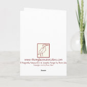 Synchronisierte Libellen Karte (Rückseite)