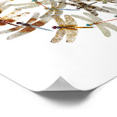 Synchronisierte Libellen Poster (Ecke)