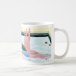 Synchronisierte Schwimmen-Tasse Kaffeetasse