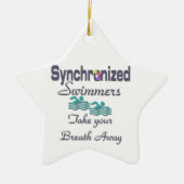 Synchronisierte Schwimmer Keramikornament (Vorne)