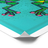 Synchronisiertes Schwimmteam Poster (Ecke)