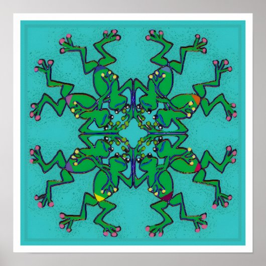 Synchronisiertes Schwimmteam Poster (Vorne)