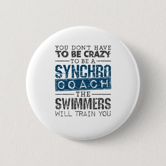 Synchronized Swimming Button (Vorderseite)