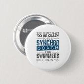 Synchronized Swimming Button (Vorne & Hinten)