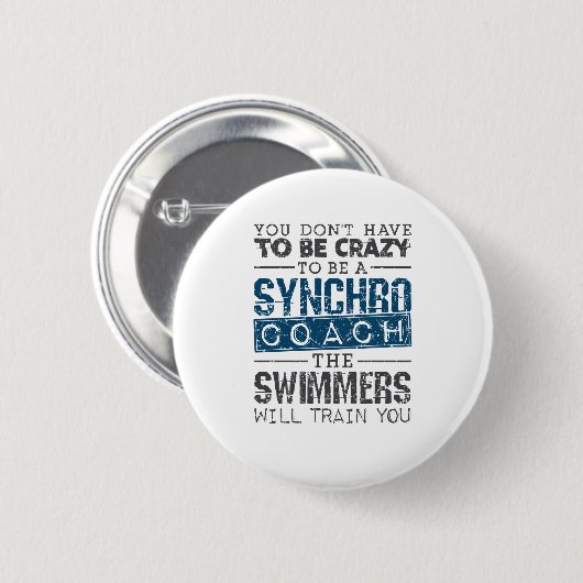 Synchronized Swimming Button (Vorne & Hinten)