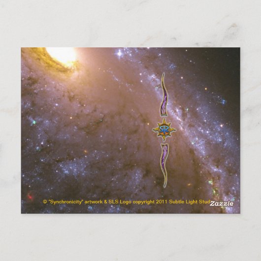 Synchronizität Postkarte (Rückseite)