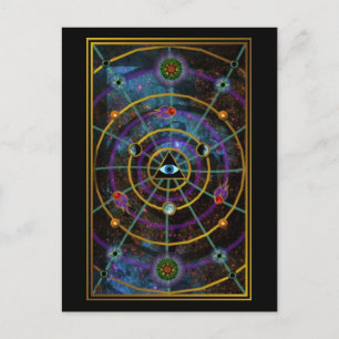 Synchronizität Postkarte