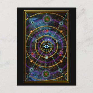 Synchronizität Postkarte