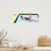 Synchronschwimmdrucke Poster (Küche)
