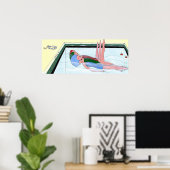 Synchronschwimmdrucke Poster (Heimbüro)