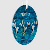Synchronschwimmen 2025 ornament (Vorderseite)