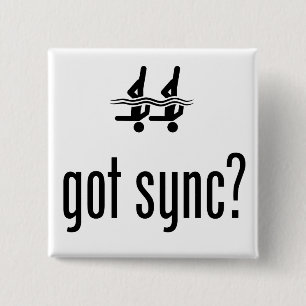 Synchronschwimmen Button