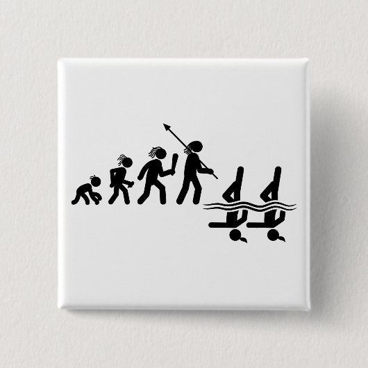 Synchronschwimmen Button (Vorderseite)