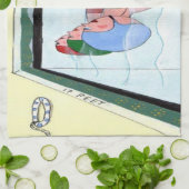 Synchronschwimmen Geschirrtuch (Gefaltet)