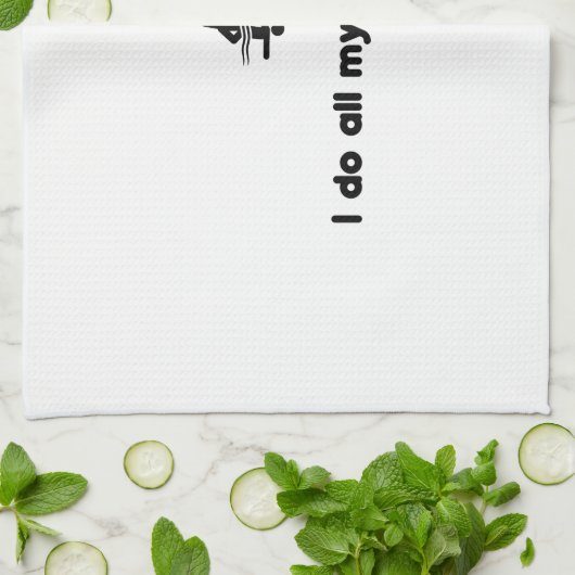 Synchronschwimmen-Held Küchentuch (Gefaltet)