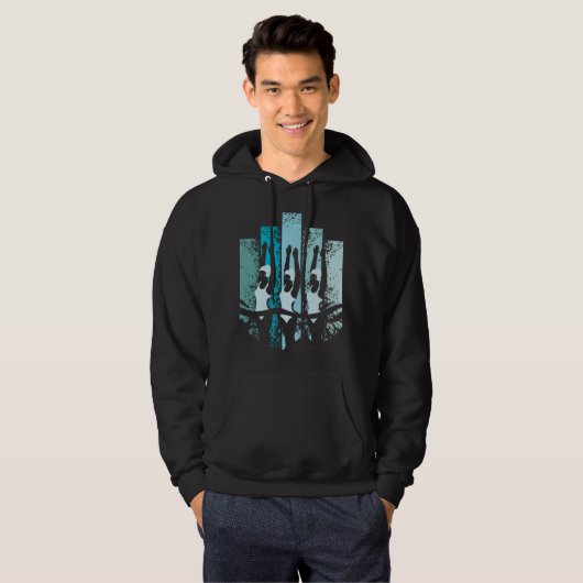 Synchronschwimmen Hoodie (Vorne ganz)