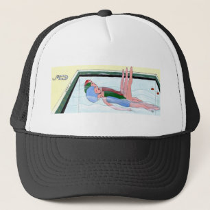 Synchronschwimmen-Kappe Truckerkappe