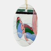 Synchronschwimmen Keramikornament (Rechts)