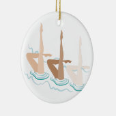 Synchronschwimmen Keramikornament (Rechts)