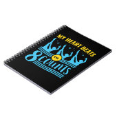 Synchronschwimmen meine Herzschläge in 8 Grafen Notizblock (Linke Seite)