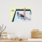 Synchronschwimmen Poster (Küche)