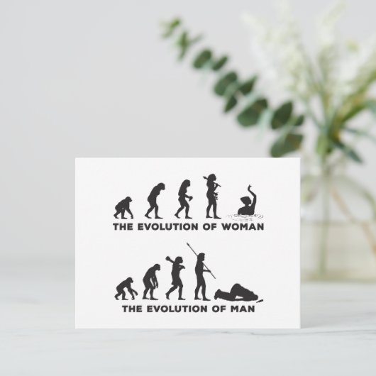 Synchronschwimmen Postkarte (Stehend Vorderseite)