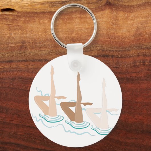 Synchronschwimmen Schlüsselanhänger (Vorderseite)