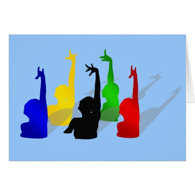 Synchronschwimmen synchronisierte Schwimmer (Vorderseite (Horizontal))