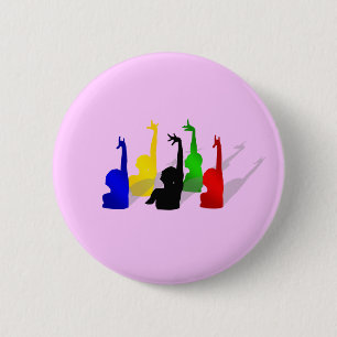 Synchronschwimmen synchronisierte Schwimmer Button